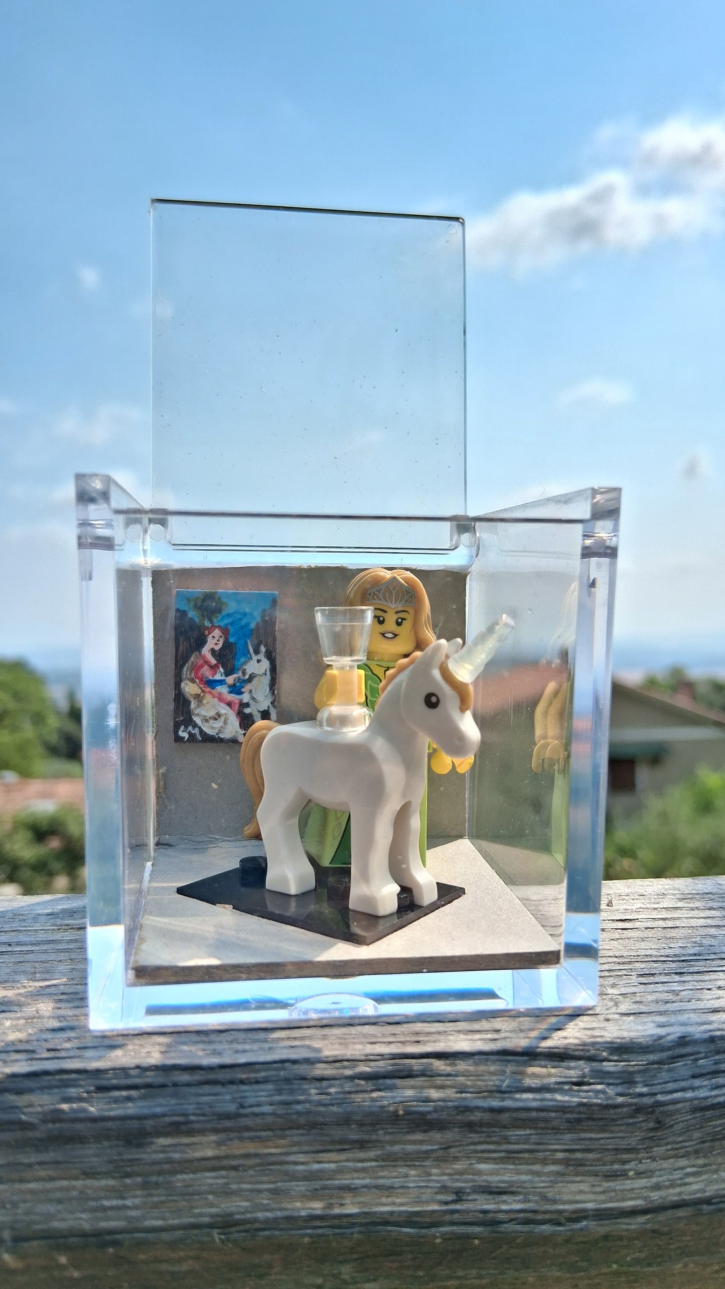 Cubo in Plexiglass – La Dama con l'Unicorno