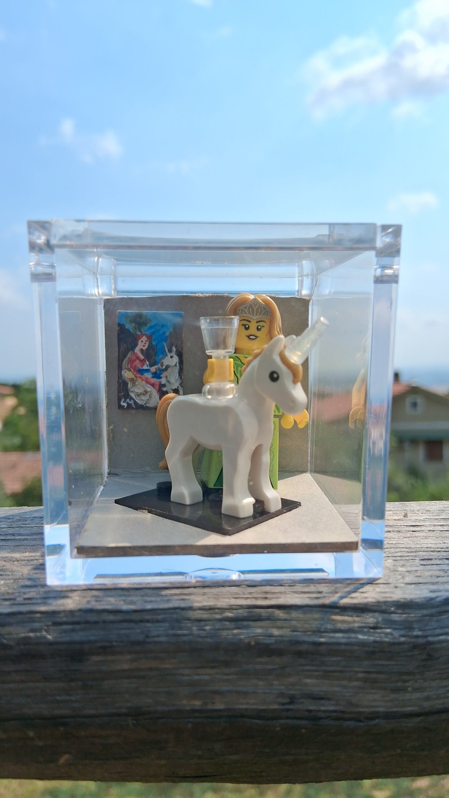 Cubo in Plexiglass – La Dama con l'Unicorno