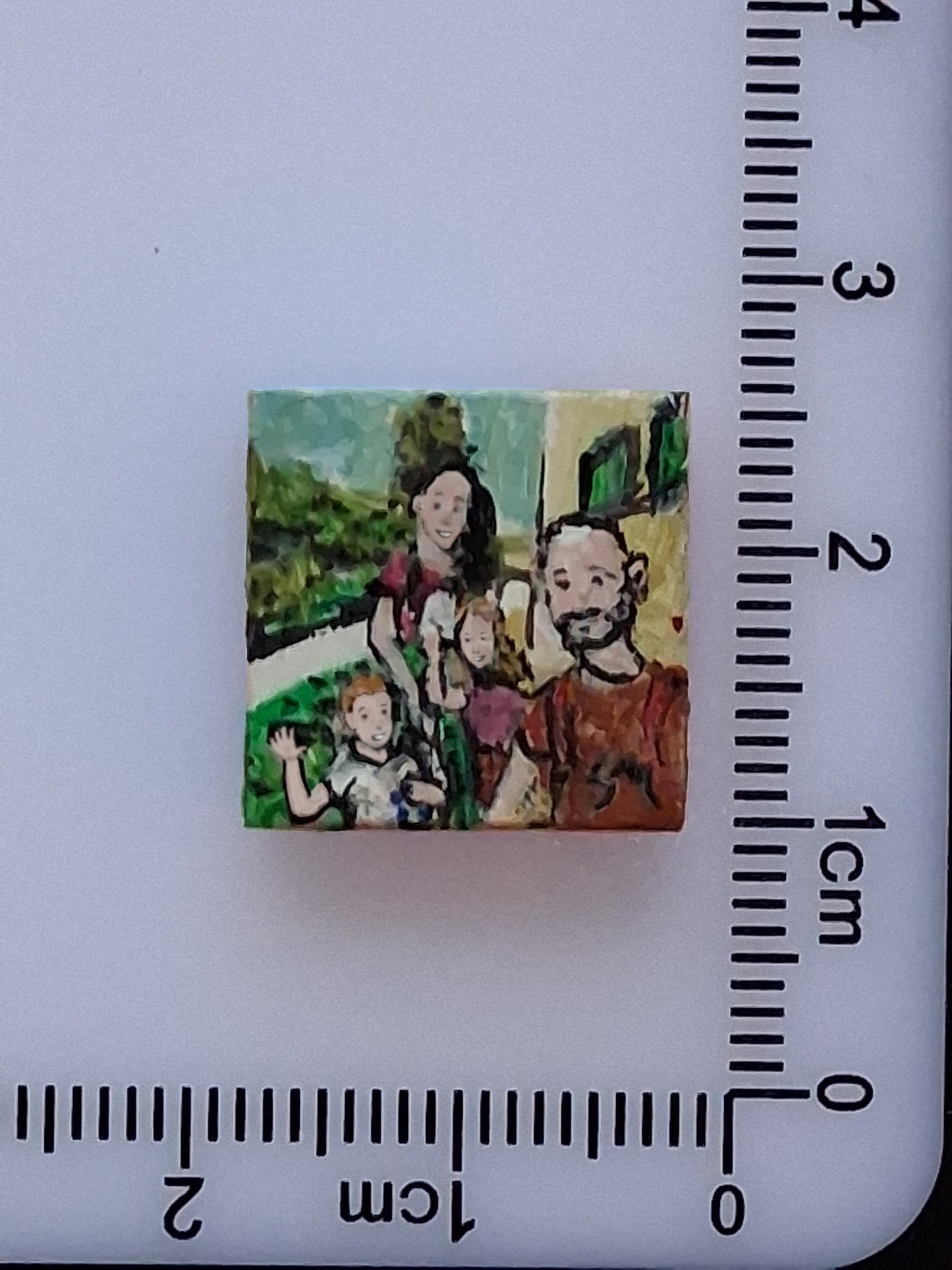 Ritratto di Famiglia Personalizzato su Tile Lego