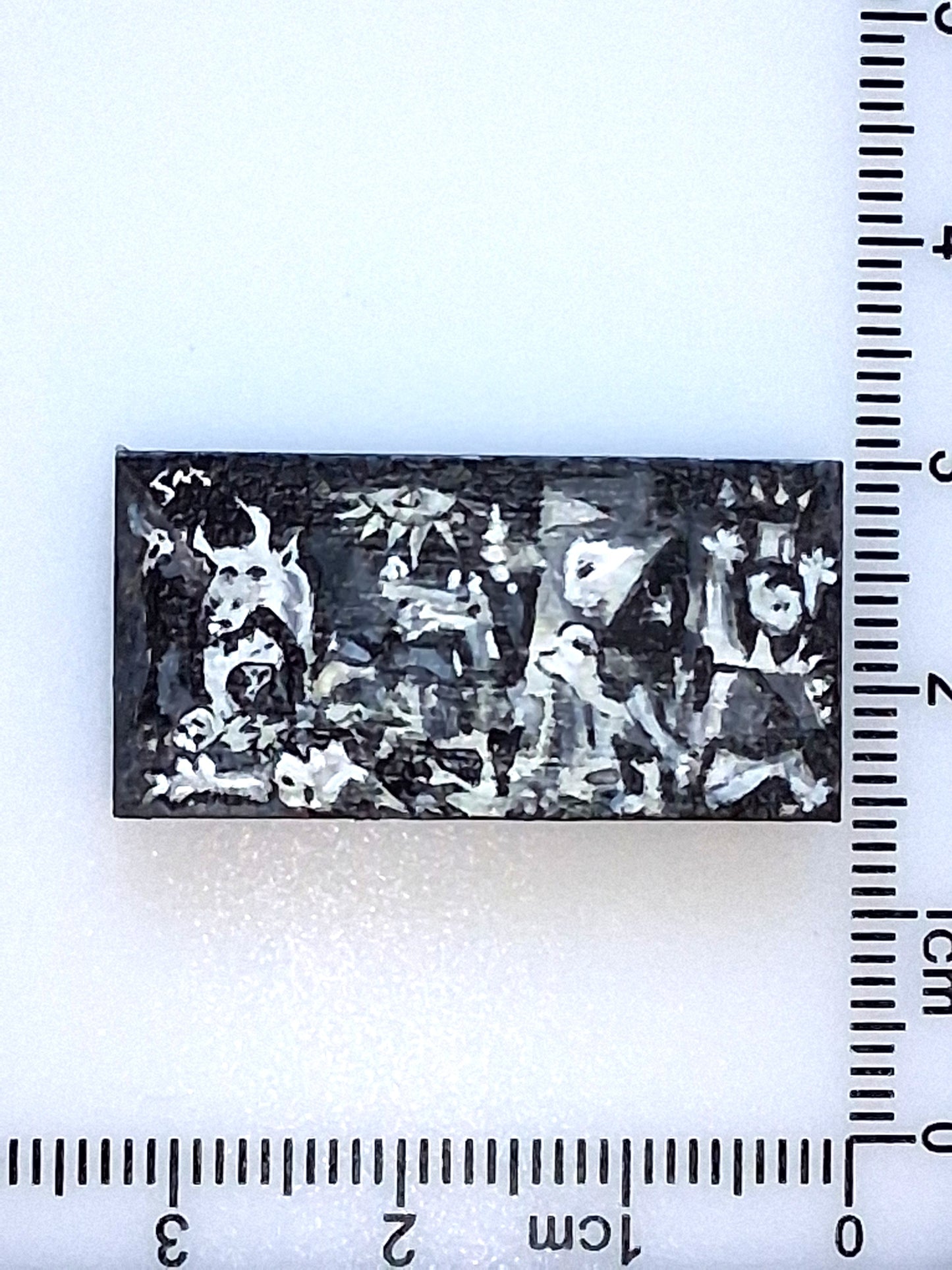 Pitture Picasso dipinte a mano su tile Lego