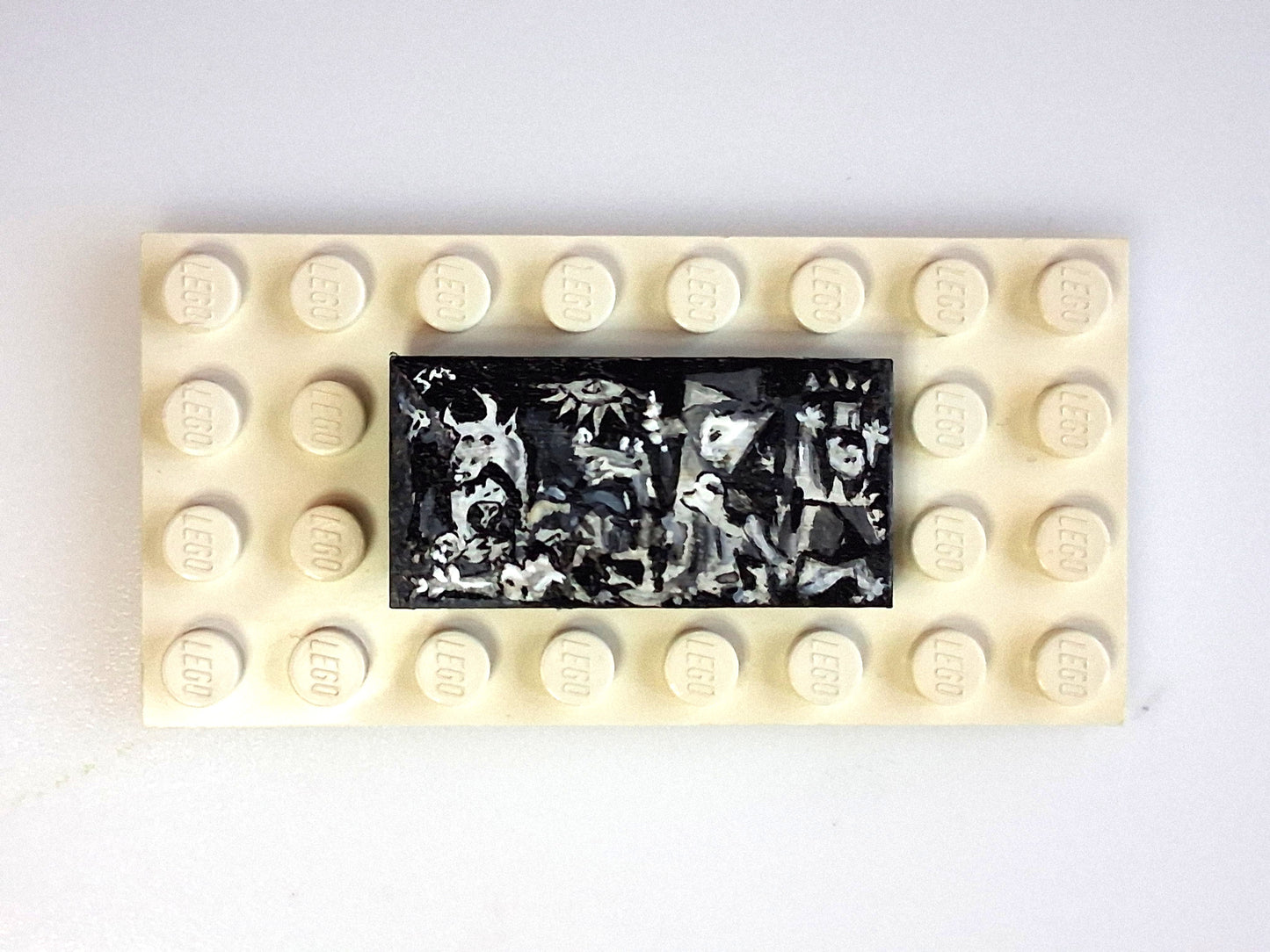 Pitture Picasso dipinte a mano su tile Lego